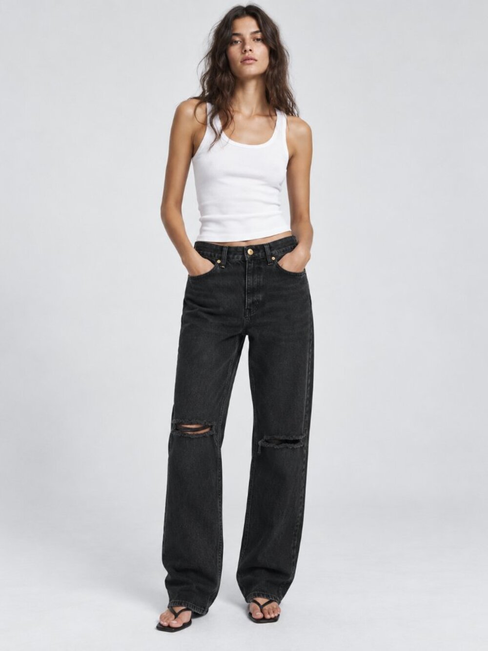 Zara Distressed Jeans